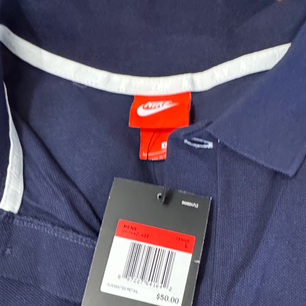 Nike Men's Dark Blue Polo Shirt